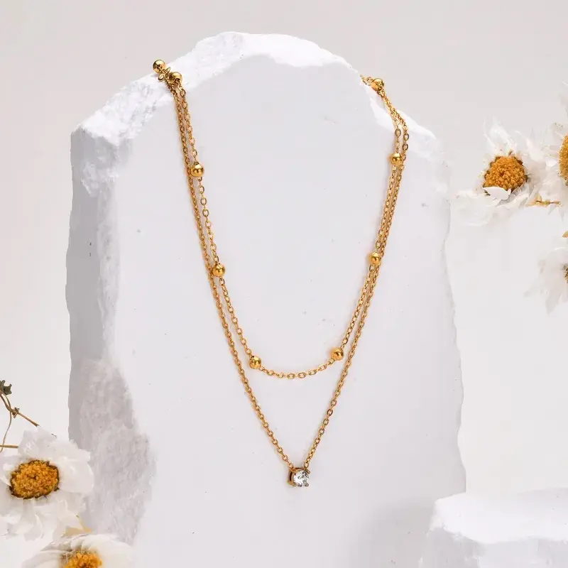 Bead Layer Necklace - FY0152